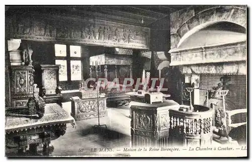 Cartes postales Le Mans Maison de la Reine Berengere La Chambre a Coucher