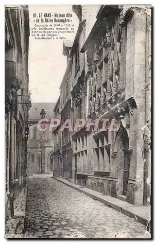 Cartes postales Le Mans Fenetre de la Maison de la Reine de La Reine Berengere