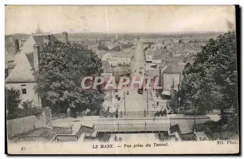 Cartes postales Le Mans Vue prise du Tunnel