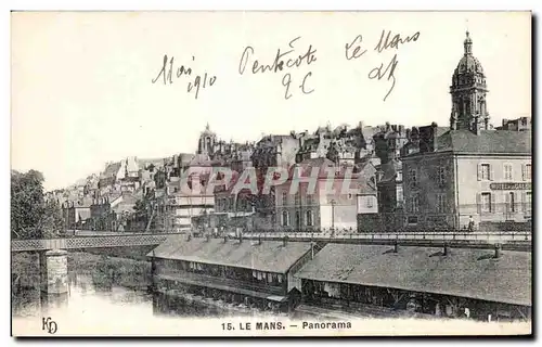 Cartes postales Le Mans Panorama