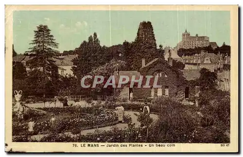 Ansichtskarte AK Le Mans Jardin des Plantes Un beau coin