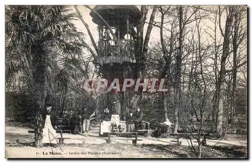 Cartes postales Le Mans Jardin des Plantes Robinson