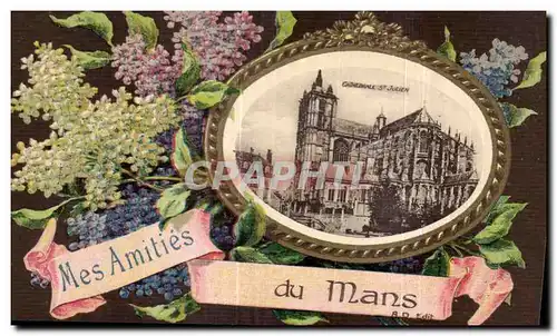 Cartes postales Mes Amities du Mans