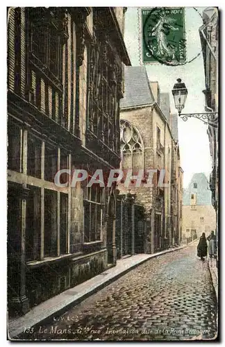 Cartes postales Le Mans Grande rue La maison de la reine Berengere