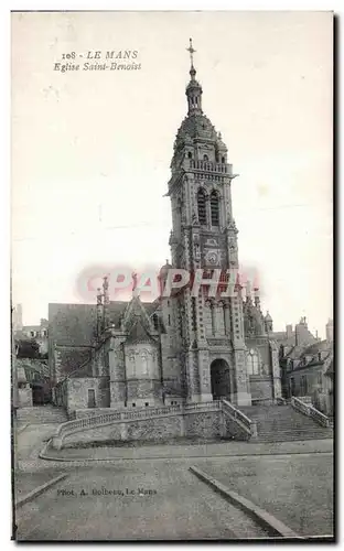 Ansichtskarte AK Le Mans Eglise Saint Benoist