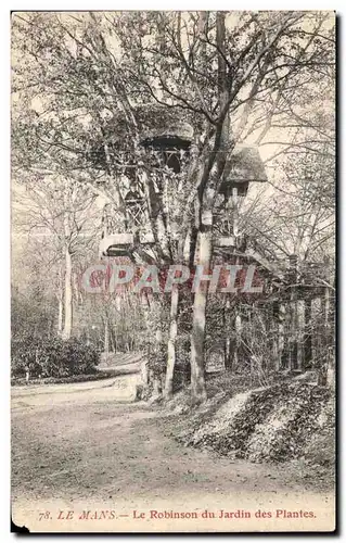 Cartes postales Le Mans Le Robinson du Jardin des Plantes