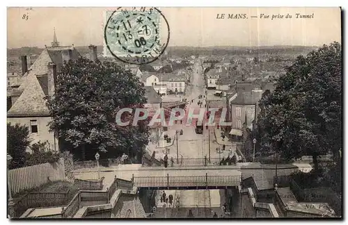 Cartes postales Le Mans Vue prise du Tunnel