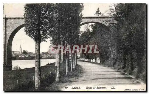 Cartes postales Sable Route de Solesmes