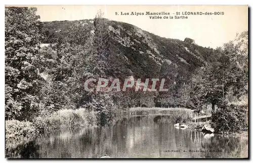 Ansichtskarte AK Les Alpes Mancelies St Leonard des Bois Vallee de la Sarthe