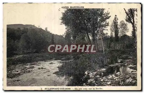 Ansichtskarte AK St Leonard des Bois Un joli coin sur la Sarthe