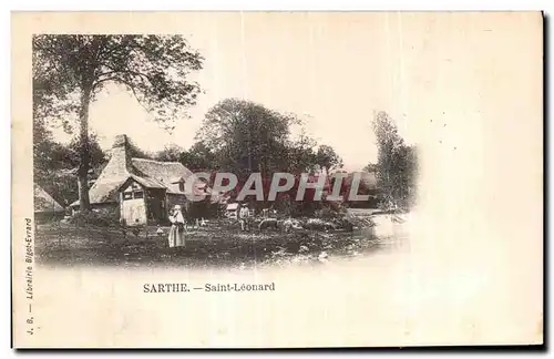 Cartes postales Sarthe Saint Leonard