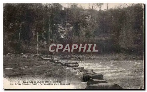 Cartes postales Les Alpes Mancelles (Sarthe) Perspective d un chapelet