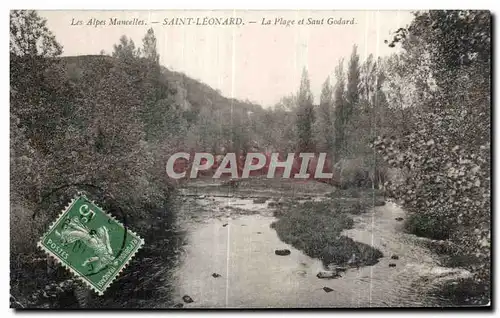 Cartes postales Saint Leonard La Plage et Saut Godard