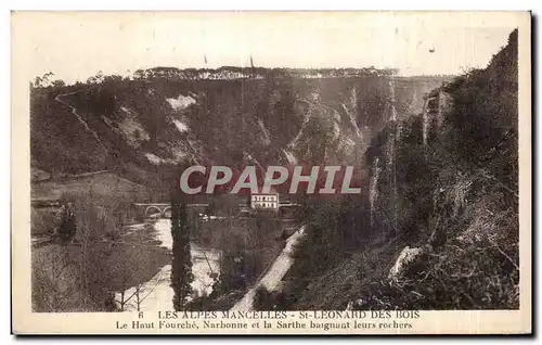 Cartes postales St Leonard des Bois Les Alpes Mancelles Le Haut Fourche Narbonne et la Sarthe