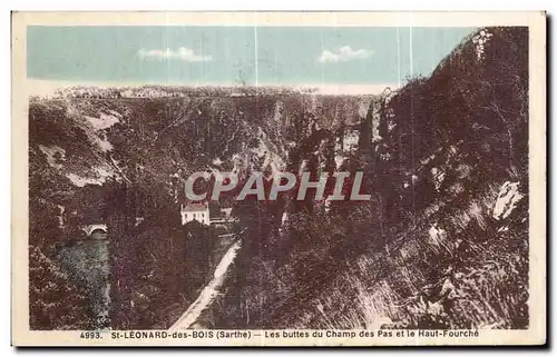 Cartes postales St Leonard des Bois Les Buttes du Champ des et le Haut Fourche