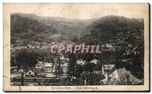 Cartes postales Vic sur Cere Vue Generale