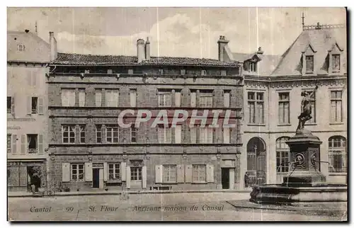 Cartes postales Cantal St Flour Ancienne maison du Consul