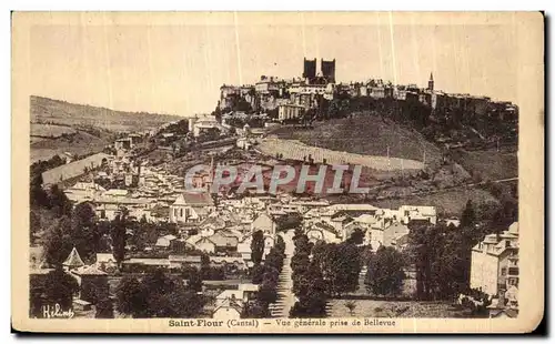 Cartes postales Saint Flour (Cantal) Vue Generale prise de Bellevue