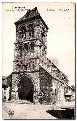 Ansichtskarte AK L Auvergne Cantal Salers L eglise