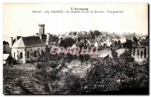 Ansichtskarte AK L Auvergne Cantal Salers La Chapelle de Lorette Vue generale