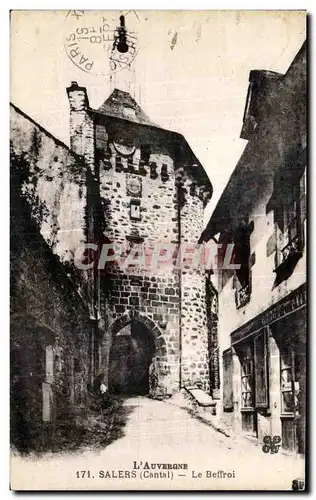 Cartes postales L Auvergne Salers (Cantal) Le Beffroi