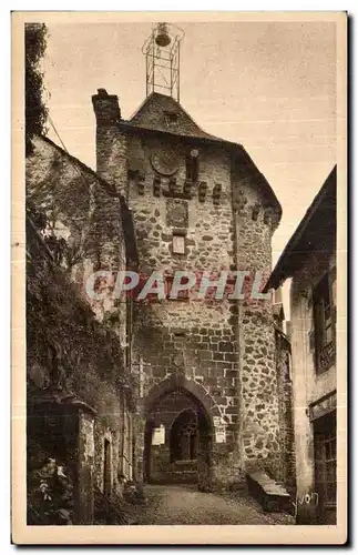 Cartes postales Salers (Cantal) Le Beffroi