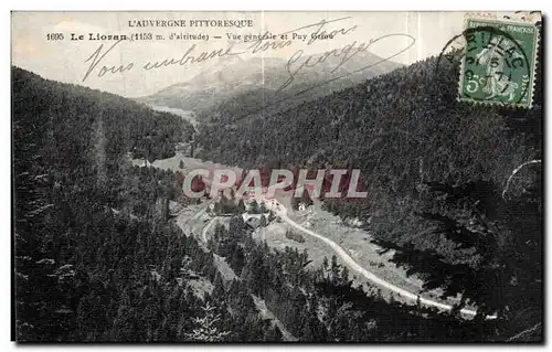 Ansichtskarte AK L Auvergne Pittoresque Le Lioran Vue generale et Puy Griou