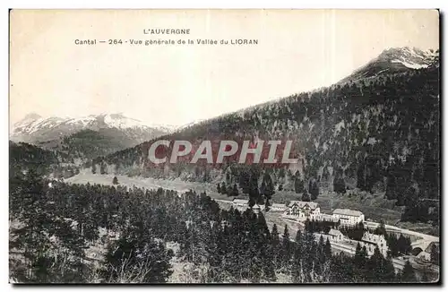 Cartes postales L Auvergne Cantal Vue generale de la Vallee du Lioran