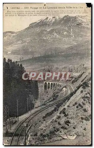 Ansichtskarte AK Cantal Paysage sur Le Lioran dans la Vallee de la Cere