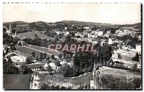 Ansichtskarte AK Lourdes Vue vers les Sanctuaires prise du Chateau Fort