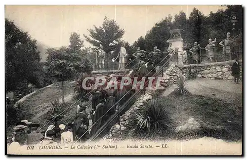 Cartes postales Lourdes Le Calvaire Escala Sancta