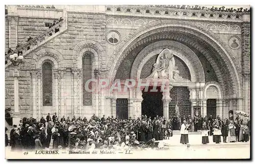 Cartes postales Lourdes Benediction des Malades