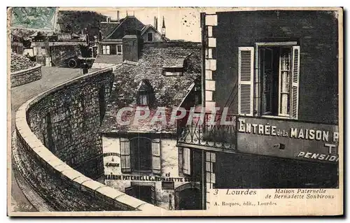 Cartes postales Lourdes Maison Paternelle de Bernadette Soubirous