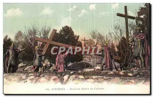 Cartes postales Lourdes Deuxieme Station du Calvaire