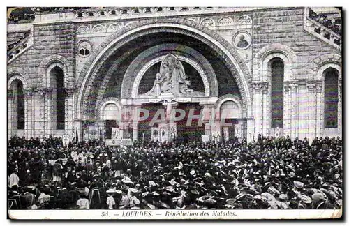 Cartes postales Lourdes Benediction des Malades