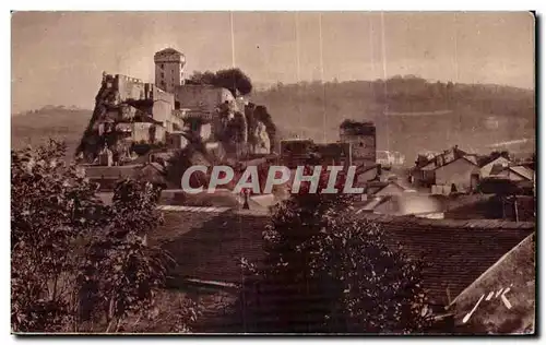 Ansichtskarte AK Lourdes Le Chateau fort Musee Pyreneen Lourdes The Castle