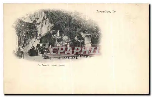 Cartes postales Lourdes La Grotte miraculeuse