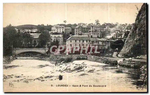 Ansichtskarte AK Lourdes Gave   Pont du Boulevard