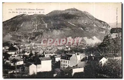 Cartes postales Lourdes (Hautes Pyrenees) Le Pic du Jer