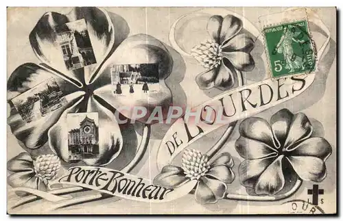 Cartes postales De Lourdes Porte Bonheur