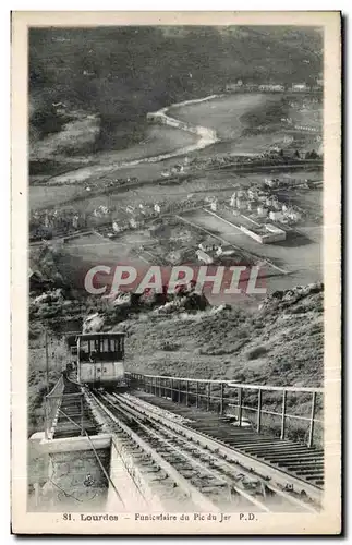 Cartes postales Lourdes Funicularie du Pic du Jer