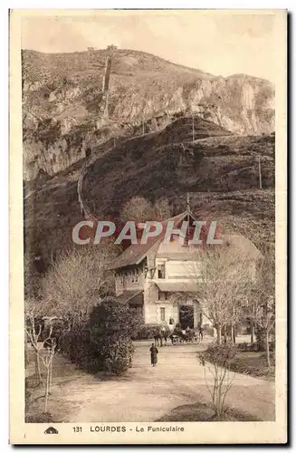 Cartes postales Lourdes Le Funiculaire