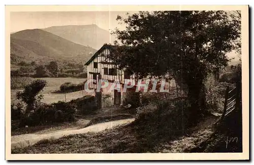 Cartes postales Le Pays Basque Type de ferme