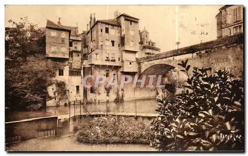 Cartes postales Oloron Vieilles maisons sur le Gave d Ossau