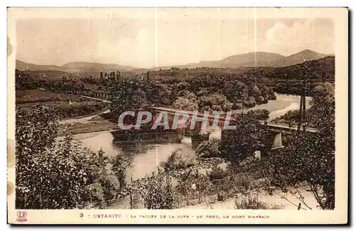 Cartes postales Ustaritz La Vallee De La Nive Au fond Le Mont D Arrain