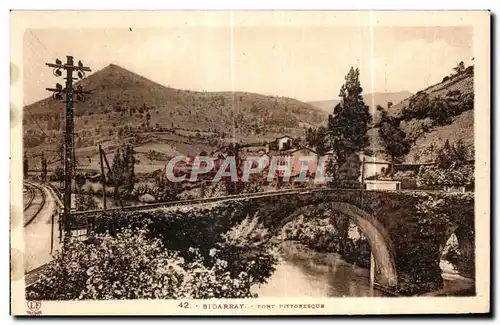 Cartes postales Bidarray Pont pittoresque