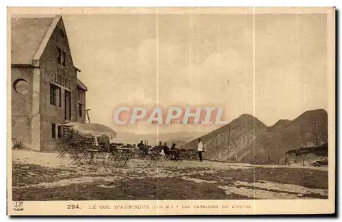 Cartes postales Le Col D Aubisque Les Terrasses De L Hotel