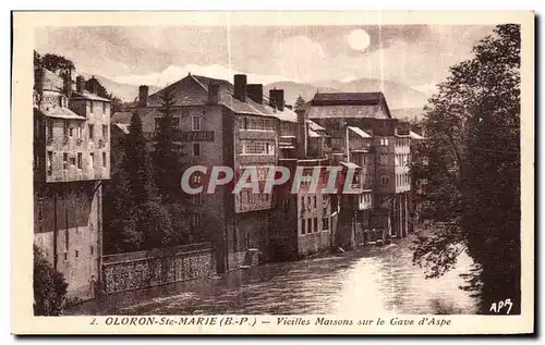 Cartes postales Oloron Ste Marie Vieilles Maisons sur le Gave d Aspe