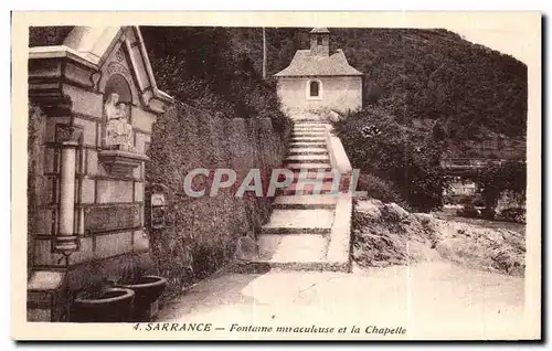 Ansichtskarte AK Sarrance Fontaine miraculeuse et la Chapelle