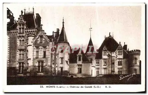 Ansichtskarte AK Monts Chateau de Cande